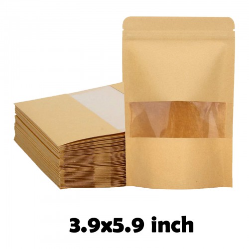 Sealable Paper Bags with Window